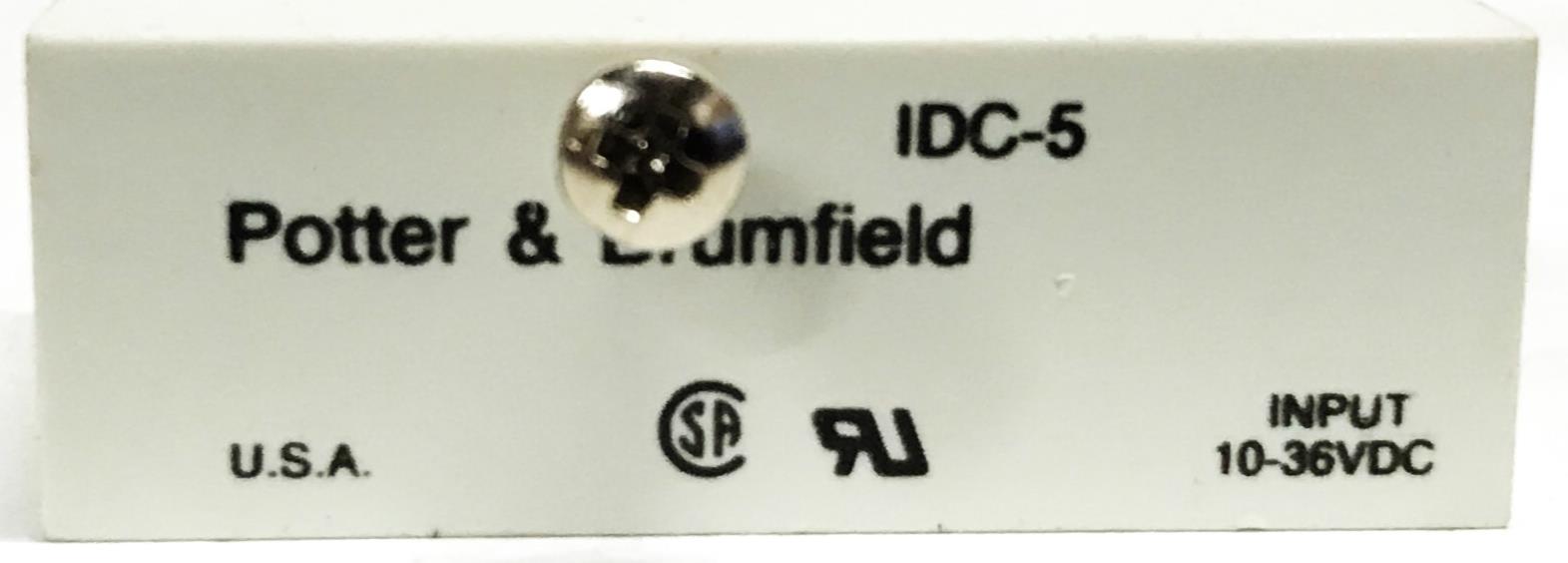 Potter & Brumfield 10-36VCD Relay IDC-5 [Box of 7] NOS