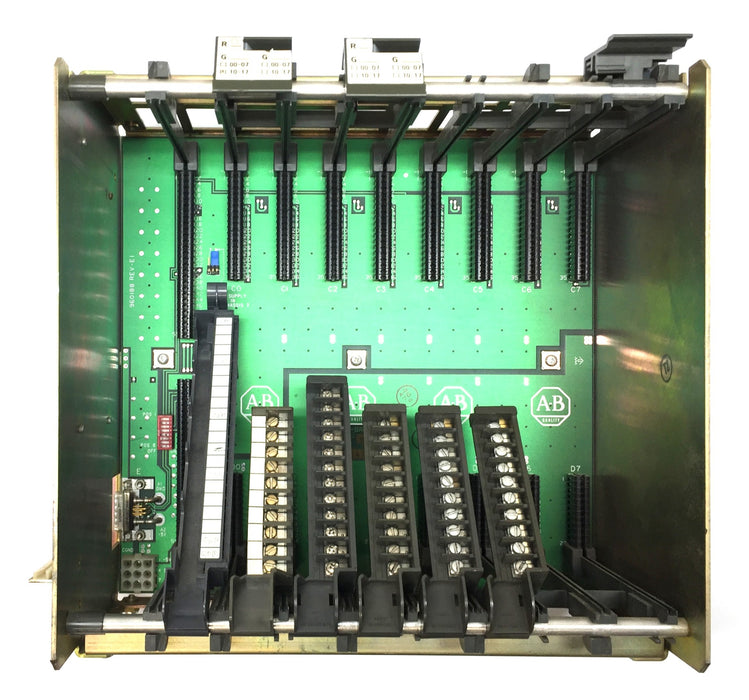 Allen-Bradley 8-Slot Card Rack I/O Chassis 1771A2B 960188 USED