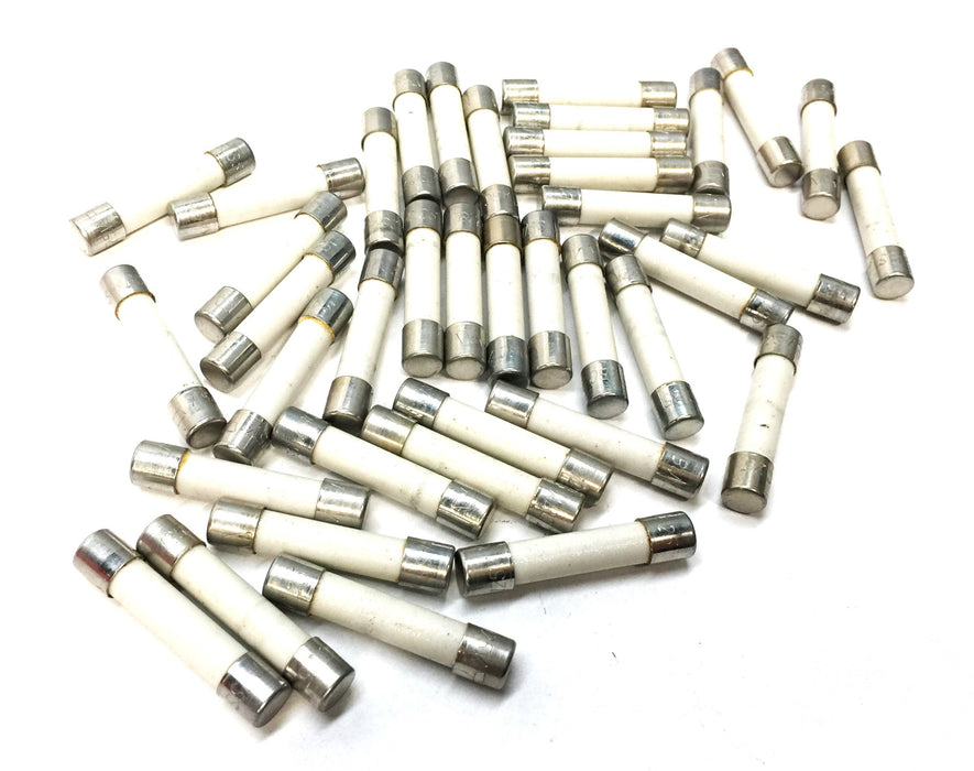 Bussmann 125V Miniature Ceramic Fuse ABC-25 [Lot of 33] NOS