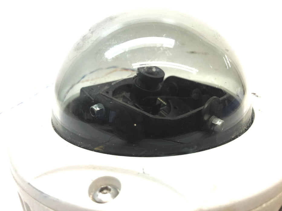 GE Security Rugged Dome Camera W/ 2 Long Wires(Untested) DR-1800-LP-T PARTS ONLY