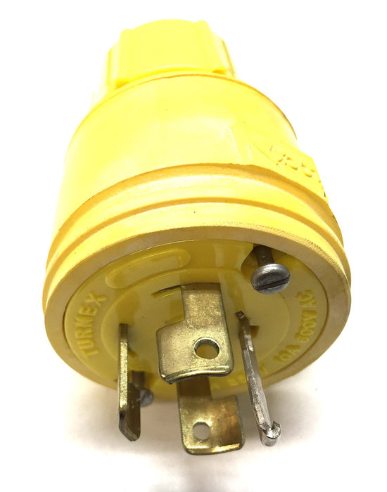 Turnex 20A/250V 10A/600V Watertight Male Twist-Lock Receptacle NOS