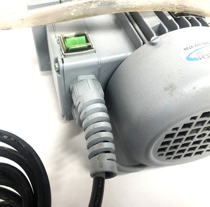 ATB Vacuubrand MZ-2C AC 1 PH Rotary Membrane Vacuum Pump ABF63/4C-7RQ USED