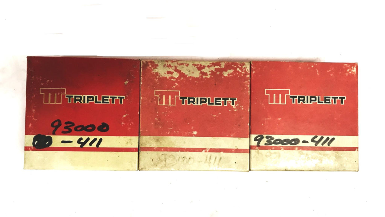 Triplett AC Amp Panel Meter 430R [Lot of 3] NOS