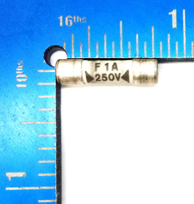 Bussmann GDA 1A/250V Miniature Fuse F1A [Lot of 10] NOS