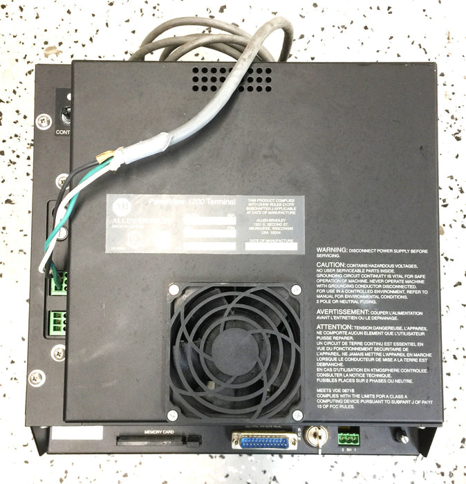 Allen-Bradley Panelview 1200 Terminal 2711-TC1MC Rev.A 5.10.00 USED
