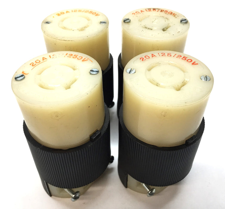 Hubbell 20A 125/250V Twist-Lock Electrical Receptacle 231A [Lot of 4] NOS