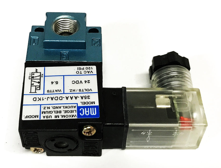 MAC Valves 24 Volt Solenoid Valve 35A-AAA-DDAJ-1KD NOS