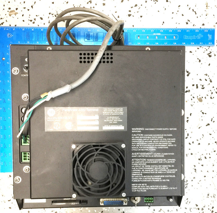 Allen-Bradley Panelview 1200 Terminal 2711-TC1MC Rev.A 5.10.00 USED