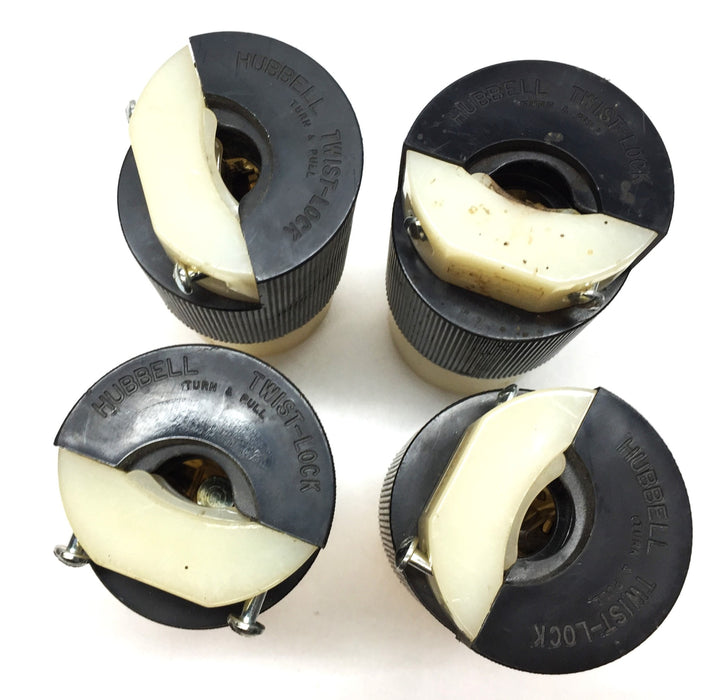 Hubbell 20A 125/250V Twist-Lock Electrical Receptacle 231A [Lot of 4] NOS
