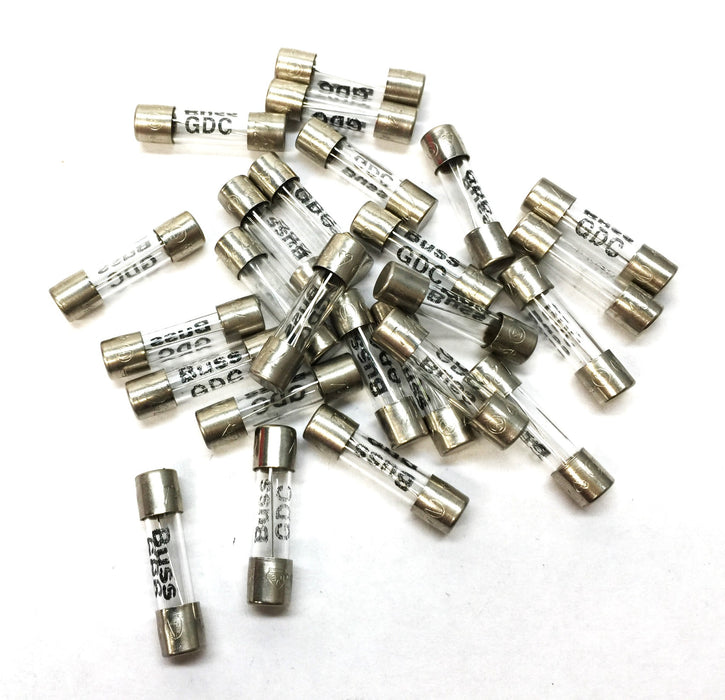 Bussmann GDC T4AL/250V Glass Fuse [Lot of 25] NOS