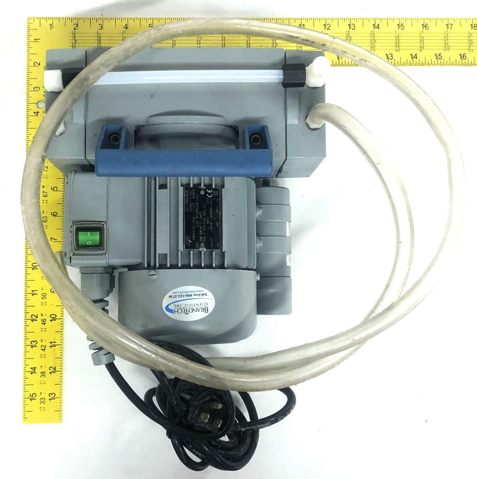 ATB Vacuubrand MZ-2C AC 1 PH Rotary Membrane Vacuum Pump ABF63/4C-7RQ USED