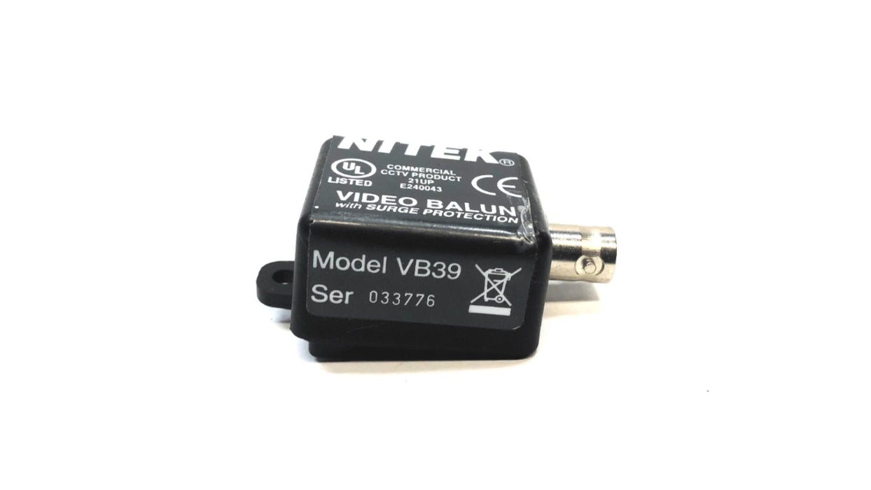 Nitek Video Balun W/ Surge Protection (Untested) VB39 USED
