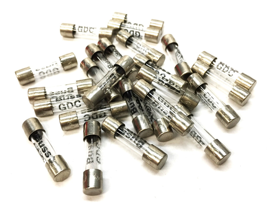 Bussmann GDC T4AL/250V Glass Fuse [Lot of 25] NOS