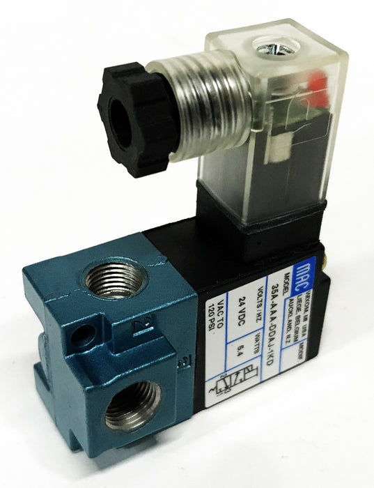 MAC Valves 24 Volt Solenoid Valve 35A-AAA-DDAJ-1KD NOS