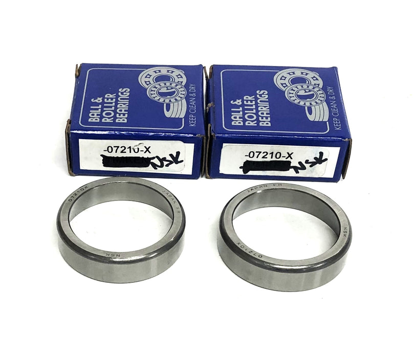 NSK Tapered Roller Bearing Cup 07210X [Lot of 2] NOS