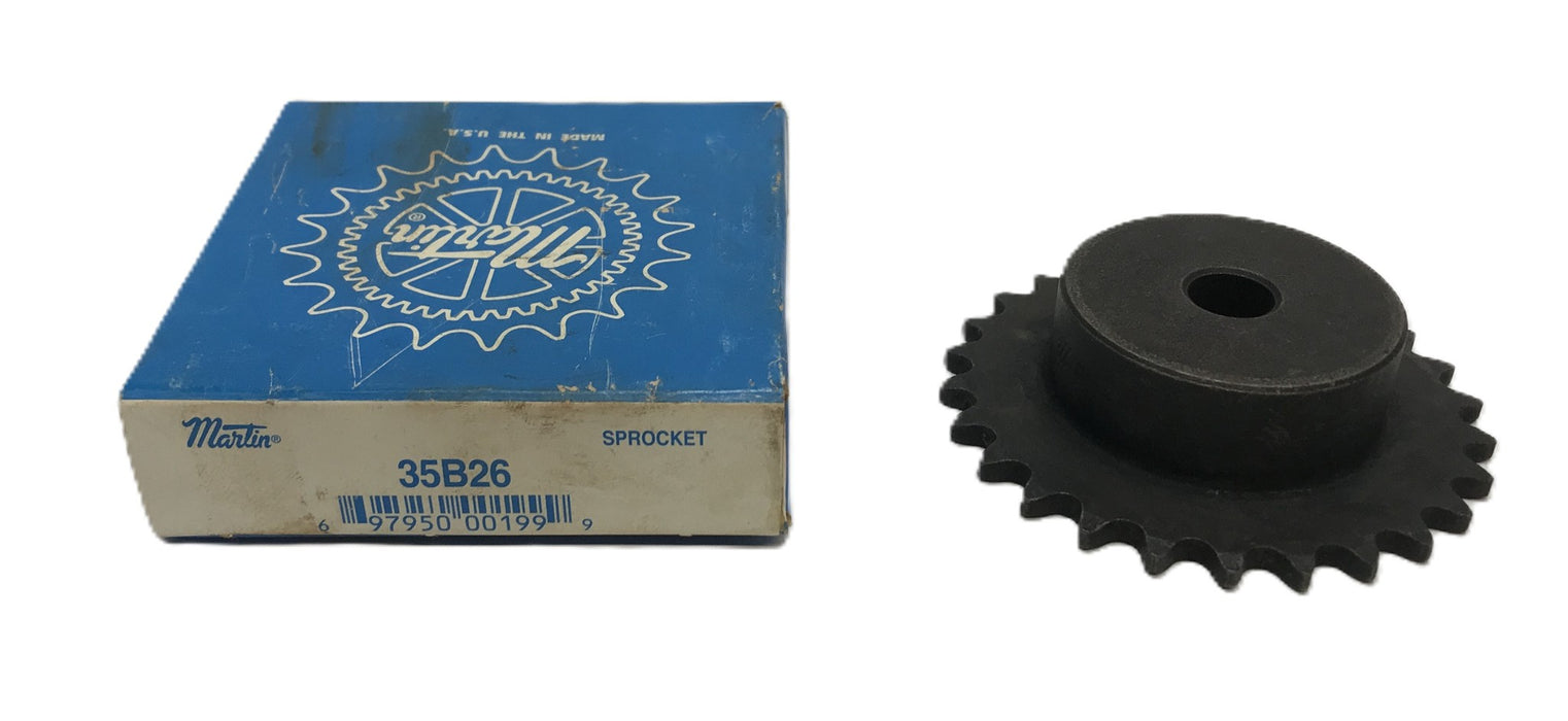 Martin Roller Chain Sprocket 1/2" Bore 35B26 NOS