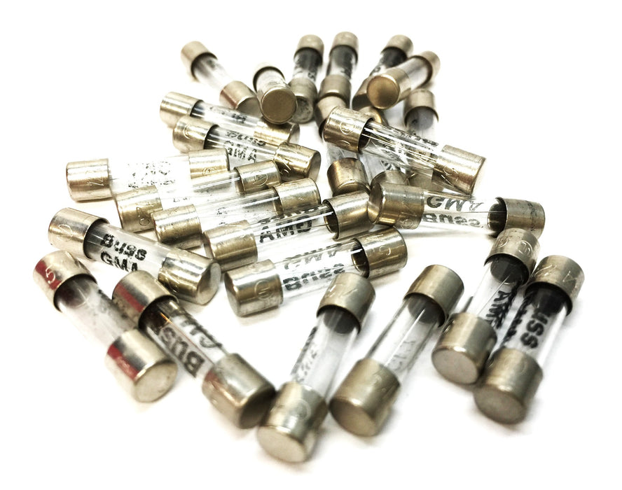 Bussmann GMA Glass Fuse 5A/125V [Lot of 23] NOS