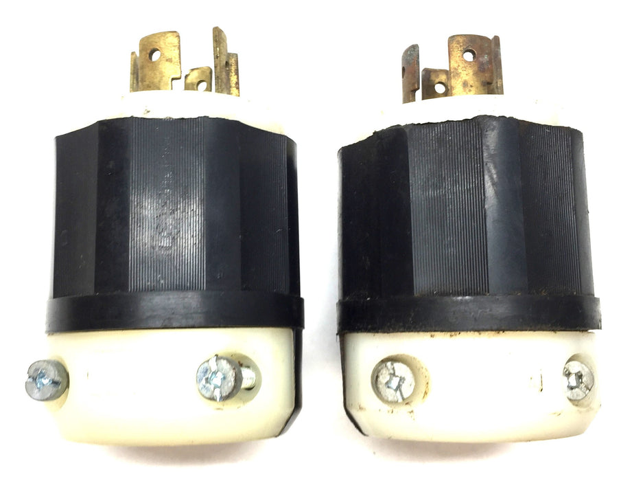 Leviton 20A/250V Male Twist Lock Connector NEMA L15-20 [Lot of 2] NOS