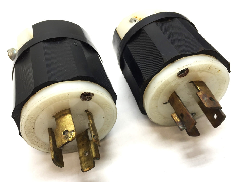 Leviton 20A/250V Male Twist Lock Connector NEMA L15-20 [Lot of 2] NOS