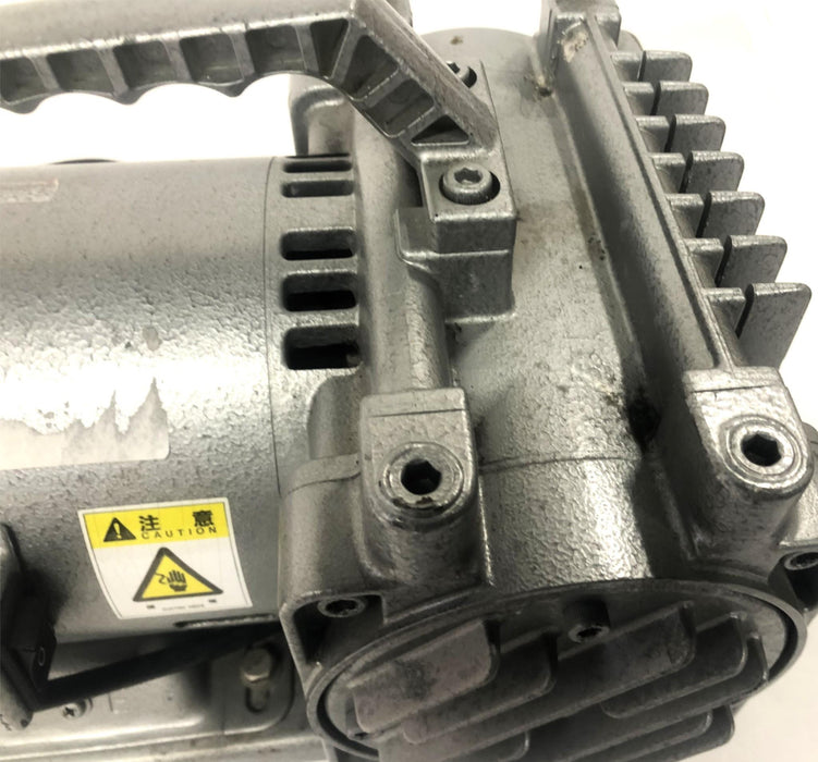 Ulvac Sinku Kiko 4 Pole Split Phase Starting Diaphragm Vacuum Pump DA-60S USED