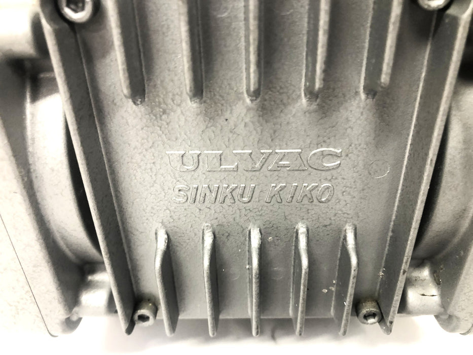 Ulvac Sinku Kiko 4 Pole Split Phase Starting Diaphragm Vacuum Pump DA-60S USED