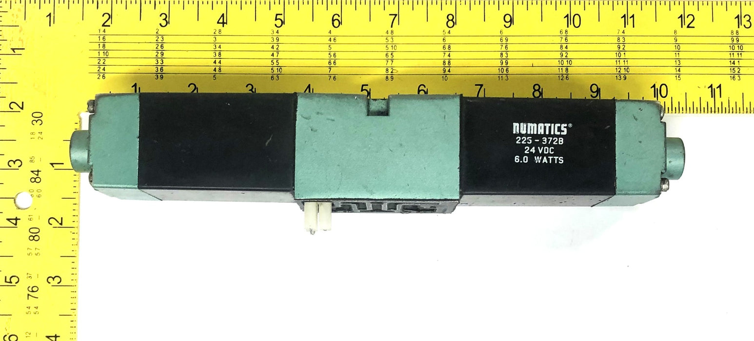 Numatics 24VDC 6.0 Watts Double Solenoid Pneumatic Valve 225-372B USED