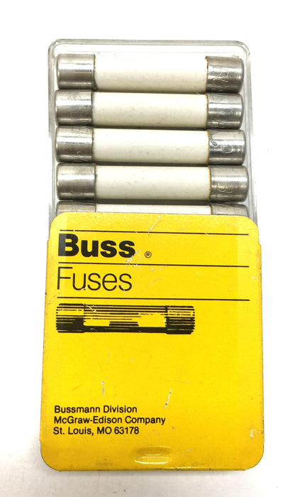 Buss 250V Miniature Ceramic Fuse ABC1/2 [Lot of 23] NOS