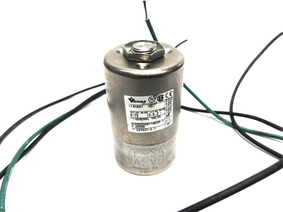 Versa 38VDC Solenoid Valve 91881 NOS