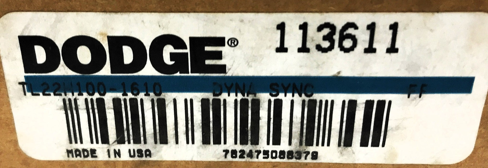 Dodge Timing Belt Pulley TL22H100 1610 (113611) NOS