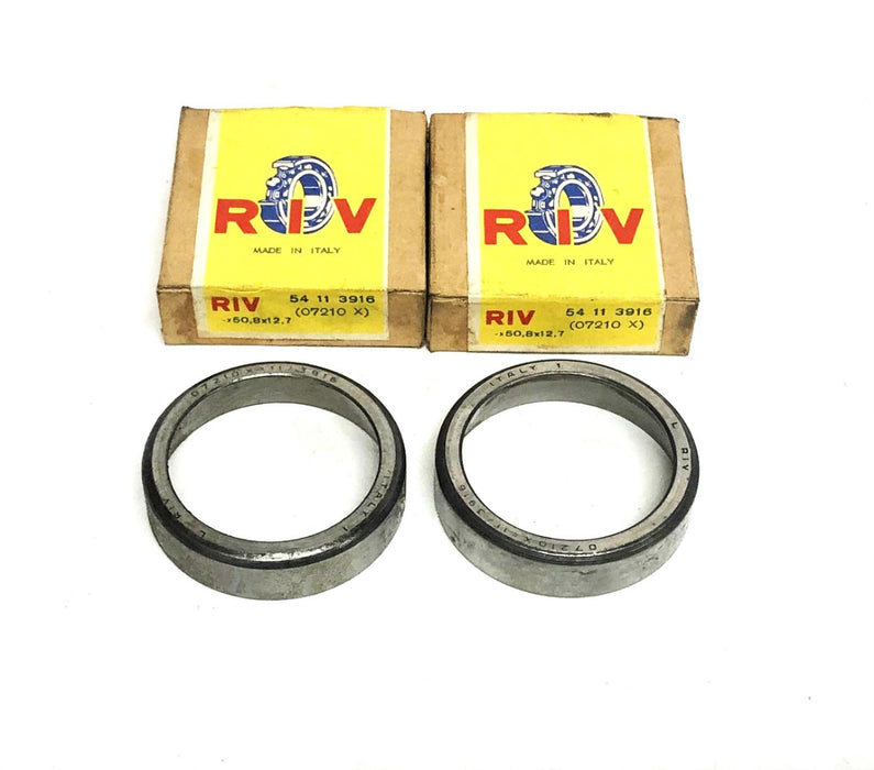 RIV Tapered Roller Bearing Cup 07210X=11/3916 (54 11 3916) [Lot of 2] NOS