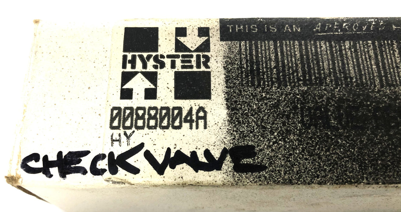 Hyster Forklift Check Valve 0088004A NOS