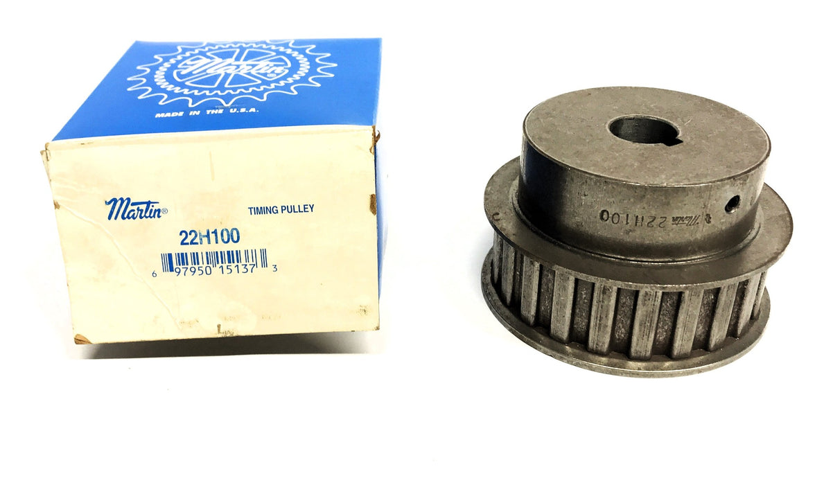 Martin 3/4" Bore Timing Pulley W/ Keyway 22H100 NOS