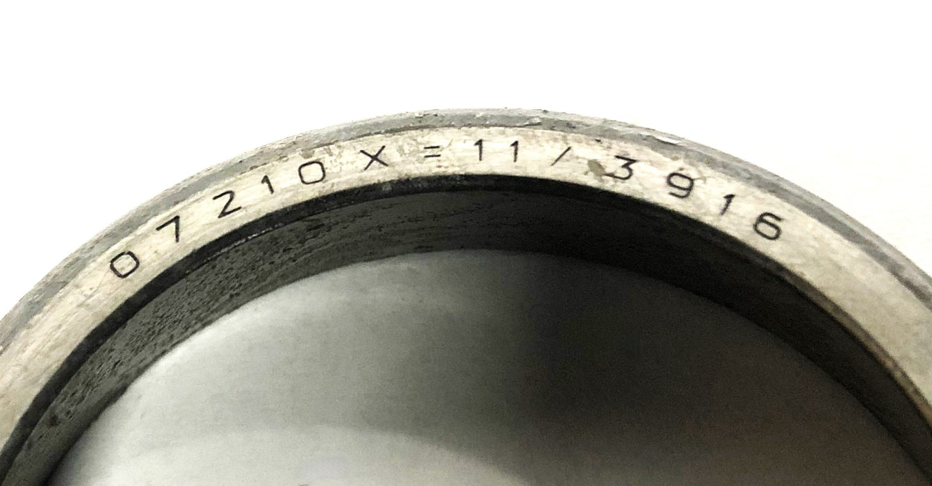RIV Tapered Roller Bearing Cup 07210X=11/3916 (54 11 3916) [Lot of 2] NOS