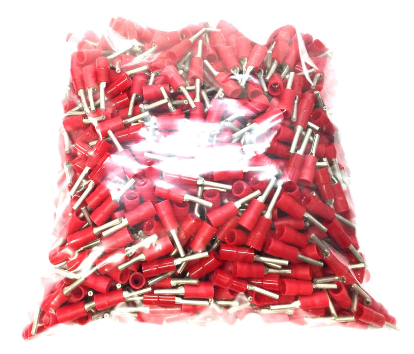 Unbranded Assorted Red Pressure Wire Pin Terminal Pack (1.8lbs) NOS