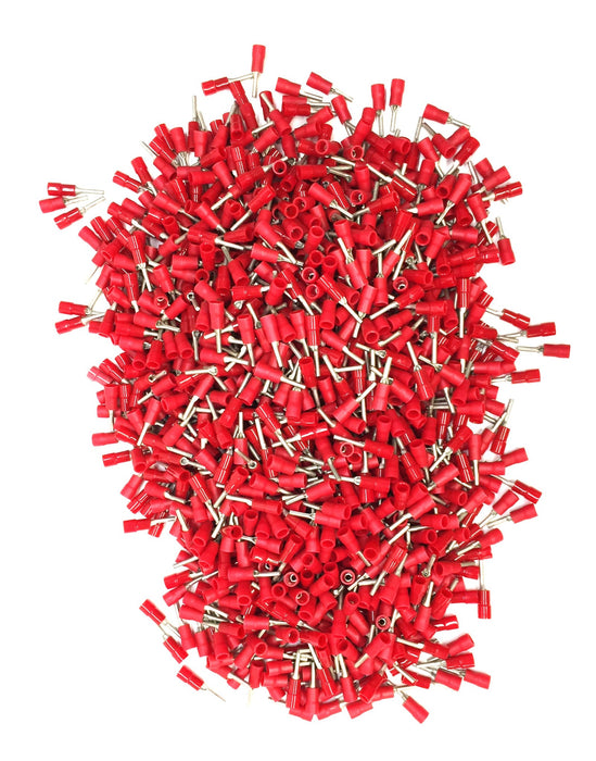 Unbranded Assorted Red Pressure Wire Pin Terminal Pack (1.8lbs) NOS