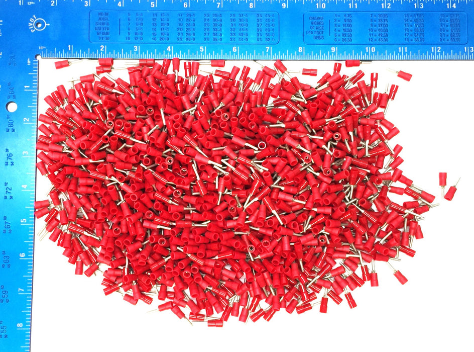Unbranded Assorted Red Pressure Wire Pin Terminal Pack (1.8lbs) NOS