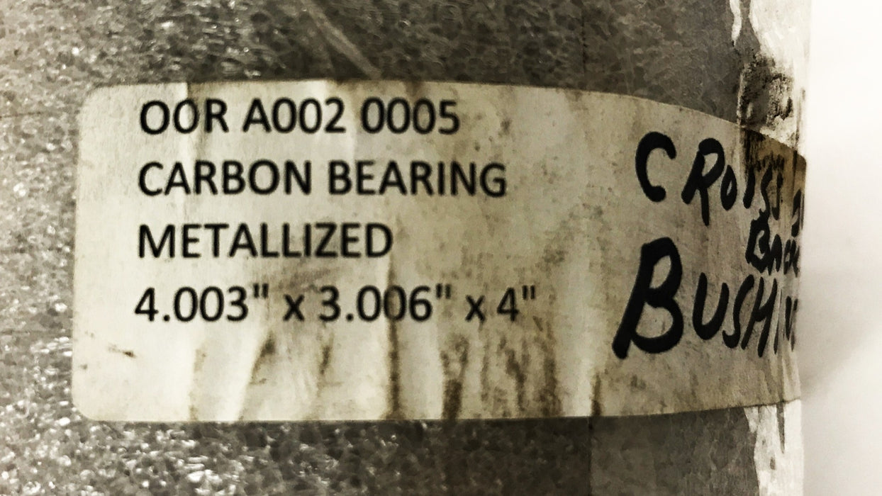 Unbranded 4 inch Metalized Carbon Bearing/Bushing OOR-A002-0005 NOS