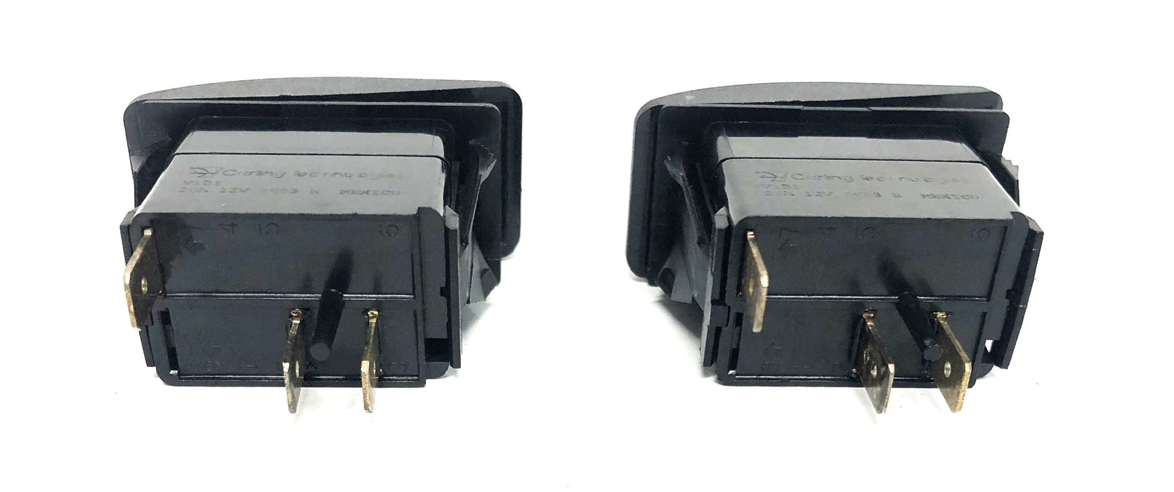 Carling Technologies 3 Pin 2-Way 20A 12V Rocker Switch 5105059 [Lot of 2] NOS