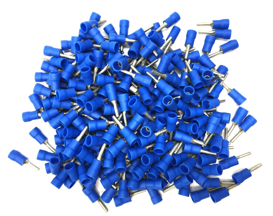 Unbranded Blue Wire Pin Terminal Pack (250pcs) NOS