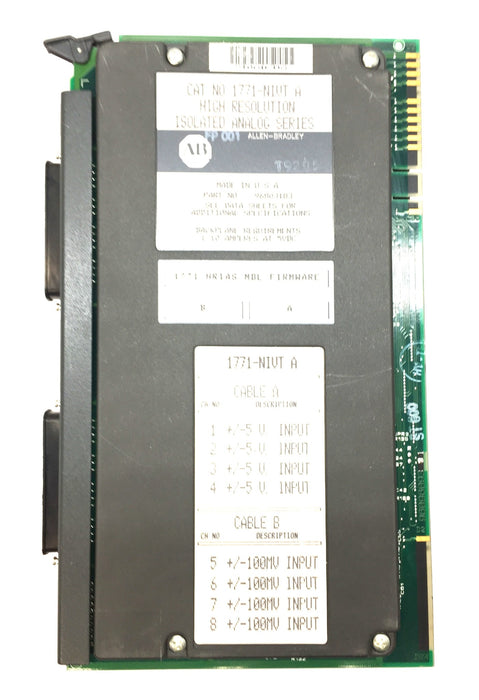 AB High-Resolution Isolation Module 1771-NIVT Firm Rev.B/Series.A (9680318)3USED