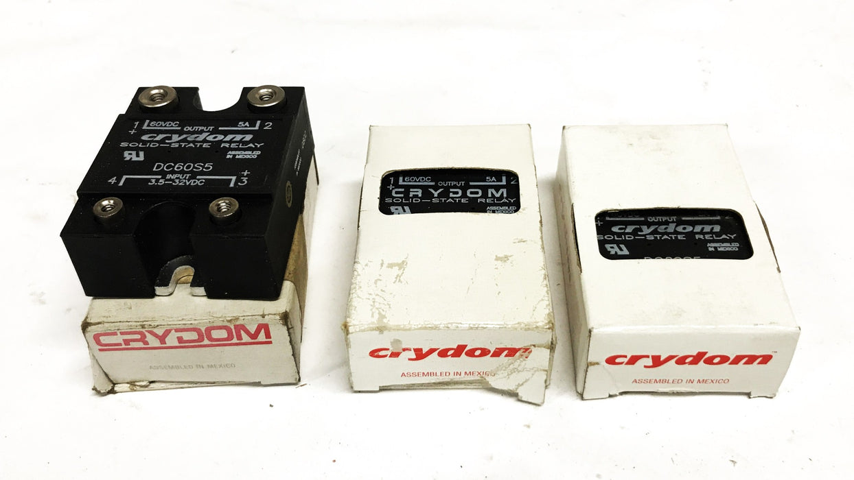 Crydom Solid State Relay DC60S5 [Lot of 3] NOS