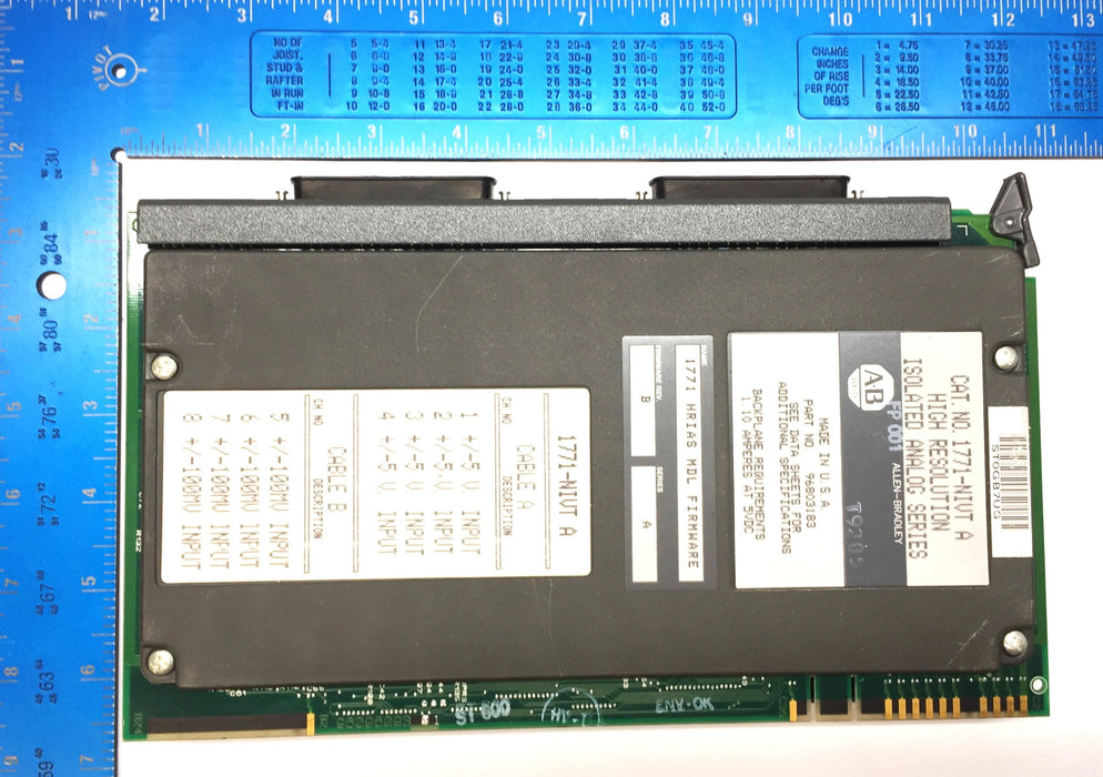 AB High-Resolution Isolation Module 1771-NIVT Firm Rev.B/Series.A (9680318)3USED