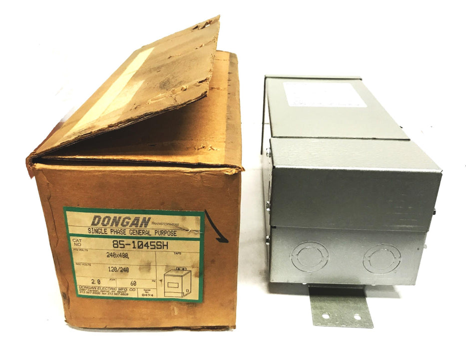 Dongan Single Phase Transformer 85-1045SH NOS
