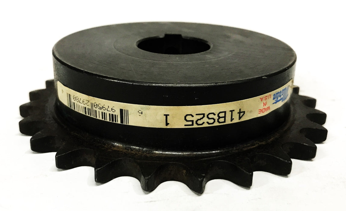 Martin 1 inch ID x 4-1/8 inch OD x 1 inch DP Roller Chain Sprocket 41BS25-1 NOS