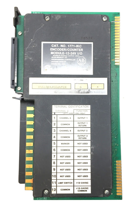 AB Encoder/Counter Module 12-24V I/O Firm Rev.G Series.A 1771-IKC (636035) USED