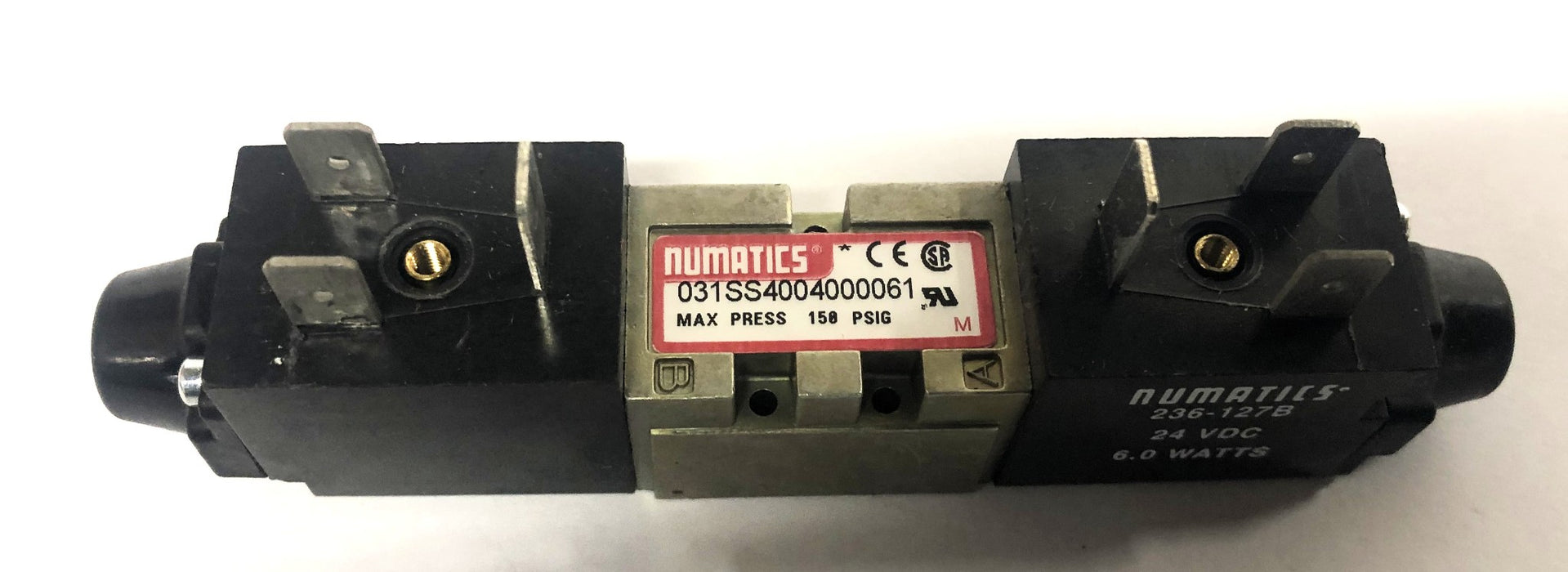Numatics 150PSIG Solenoid Valve Assembly 031SS4004000061 NOS