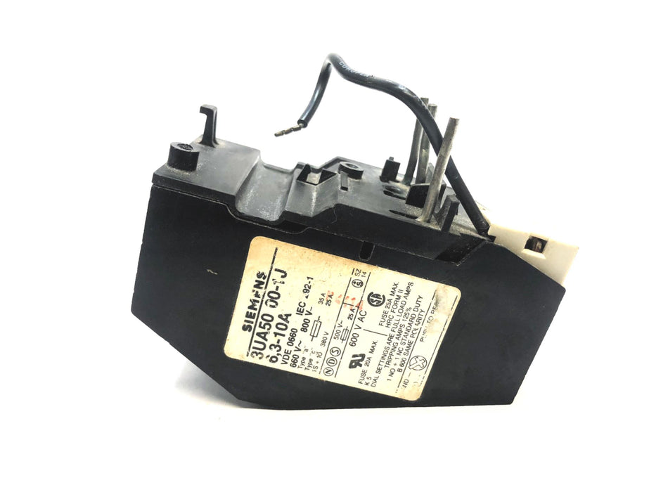 Siemens Overload Relay 3UA50-00-1J USED