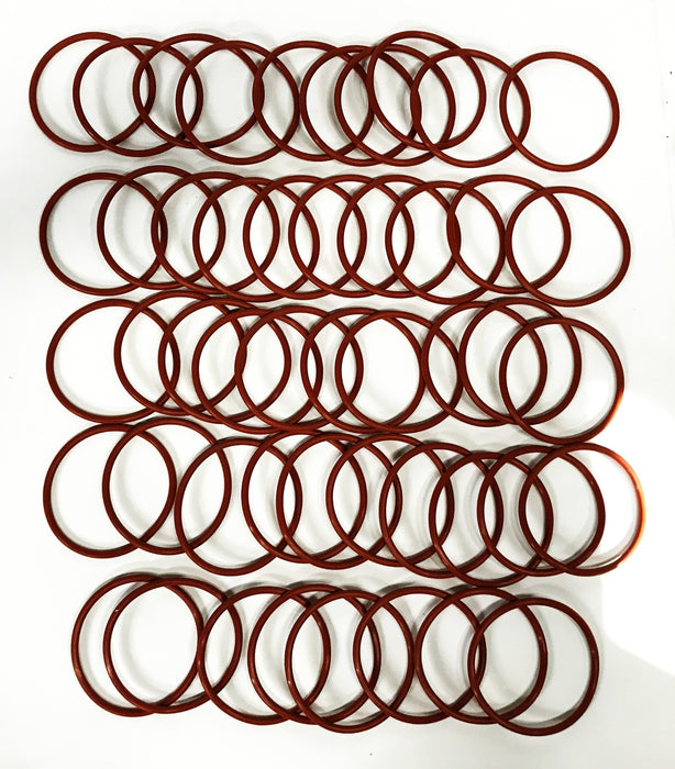 Grainger Orange Silicone "O" Ring U38883.018.0337 [Lot of 48] NOS