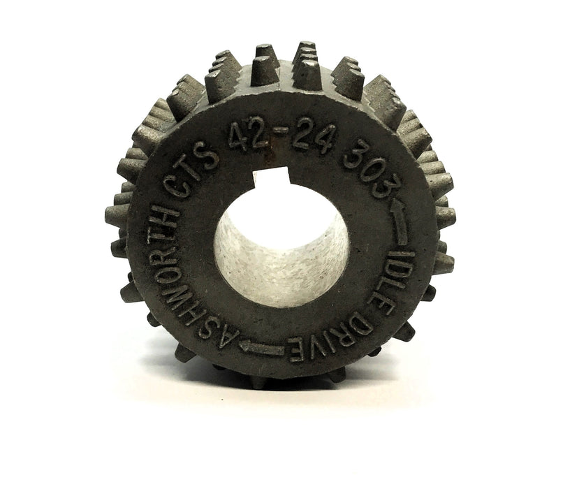 Ashworth CTS 1" Bore Idle Drive Sprocket W/ 1/4" Keyway 42-24-303 NOS