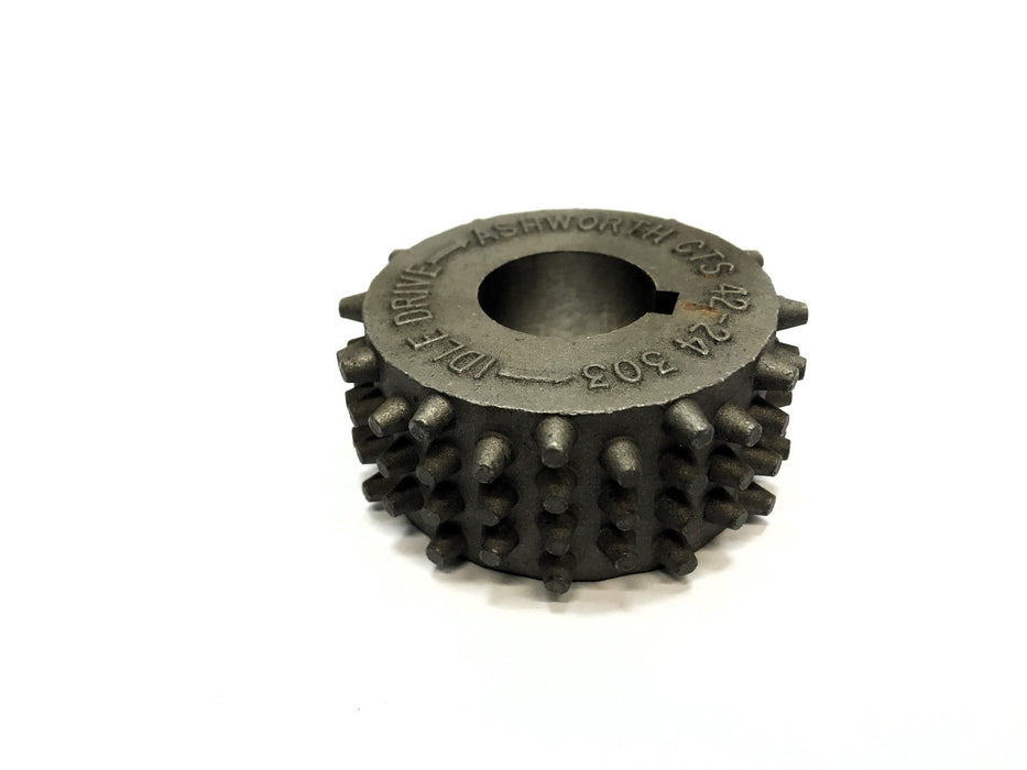 Ashworth CTS 1" Bore Idle Drive Sprocket W/ 1/4" Keyway 42-24-303 NOS